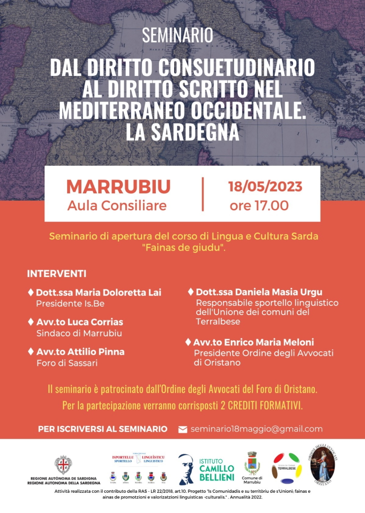 Dal diritto consuetudinario al diritto scritto nel Mediterraneo occidentale